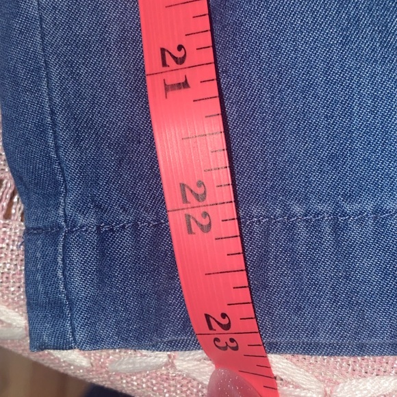 MICHAEL Michael Kors Women's Wide Leg Pull On Chambray Pants, sz 1X - Picture 11 of 11